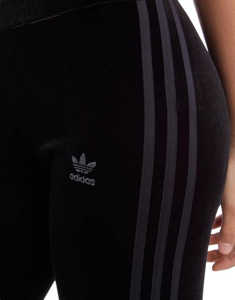 adidas originals 3 stripe trefoil leggings black